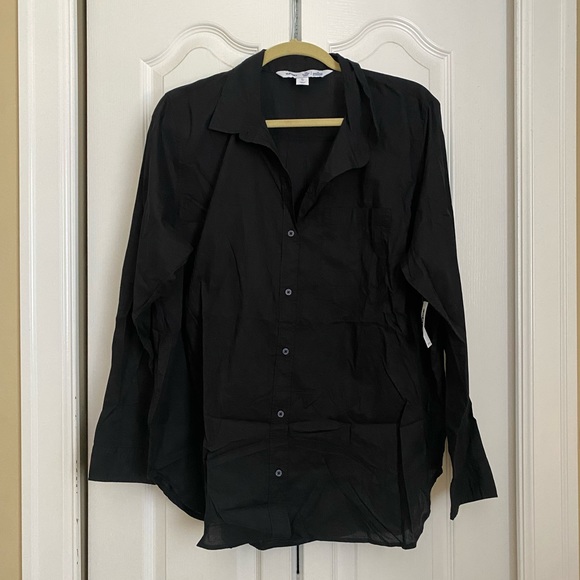 GAP - the classic shirt Black XL *nwt - Picture 1 of 5